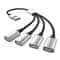 USB Cable Splitter Hub For Multi Device Charging And Power Expansion 8