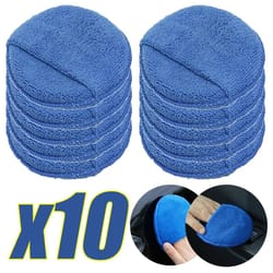 microfiber wax applicator pads for car polishing and auto care