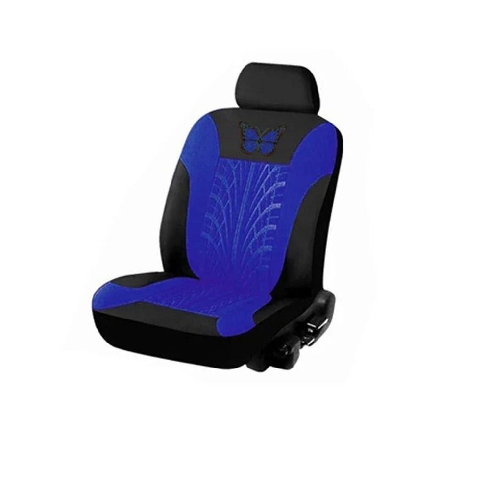 Universal Car Seat Cover Full Set With Butterfly Embroidery Design 10