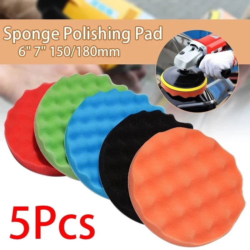 Car Polishing Pad Set For Waxing Buffing And Auto Detailing 0