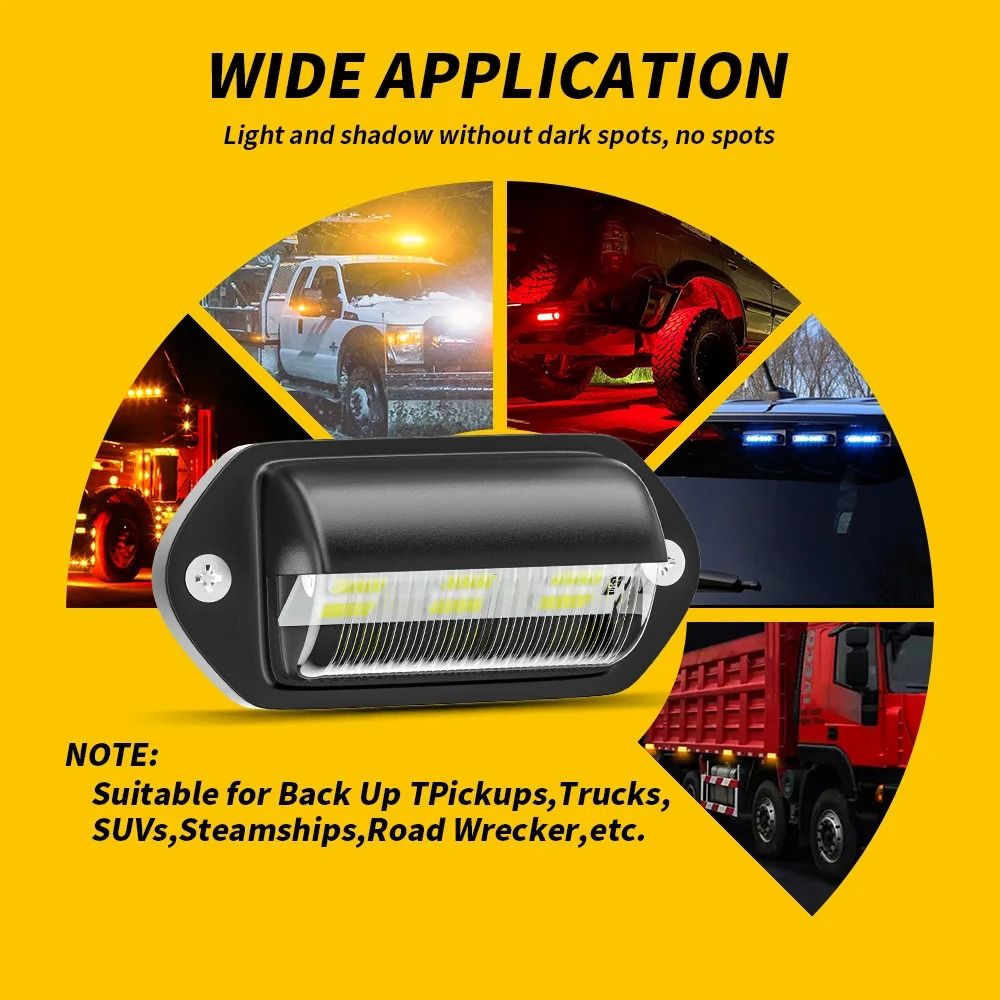 LED License Plate Lights For Truck SUV And Trailer Use 5