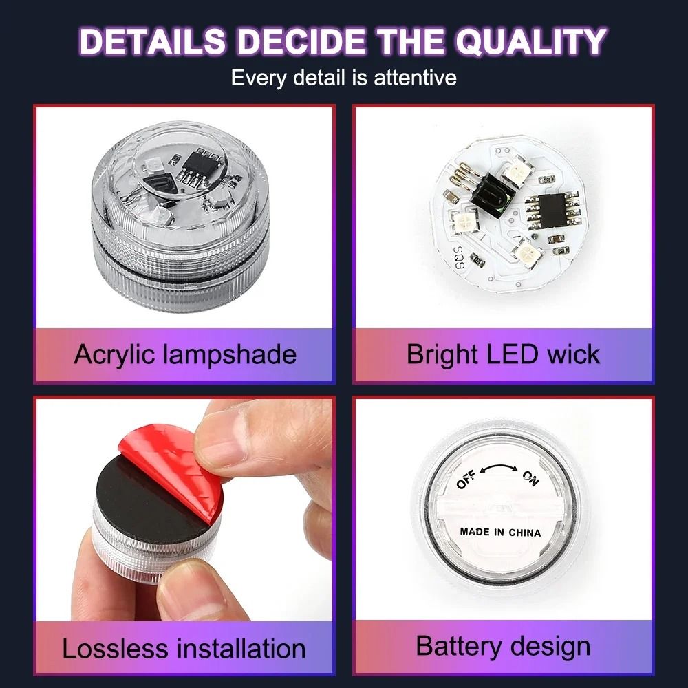 Wireless LED Car Interior Ambient Light With Remote Control 4