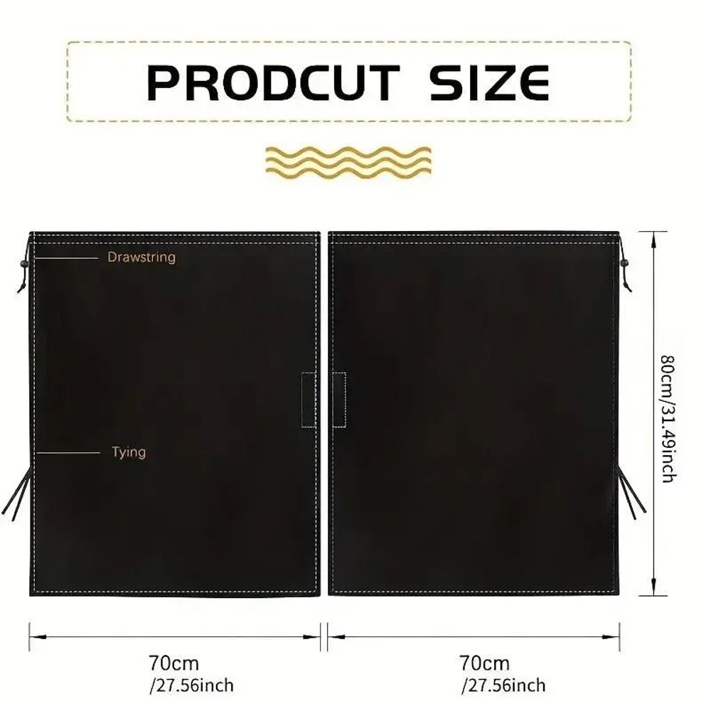 Car Privacy Curtain Set For Front And Rear Seat Separation 2