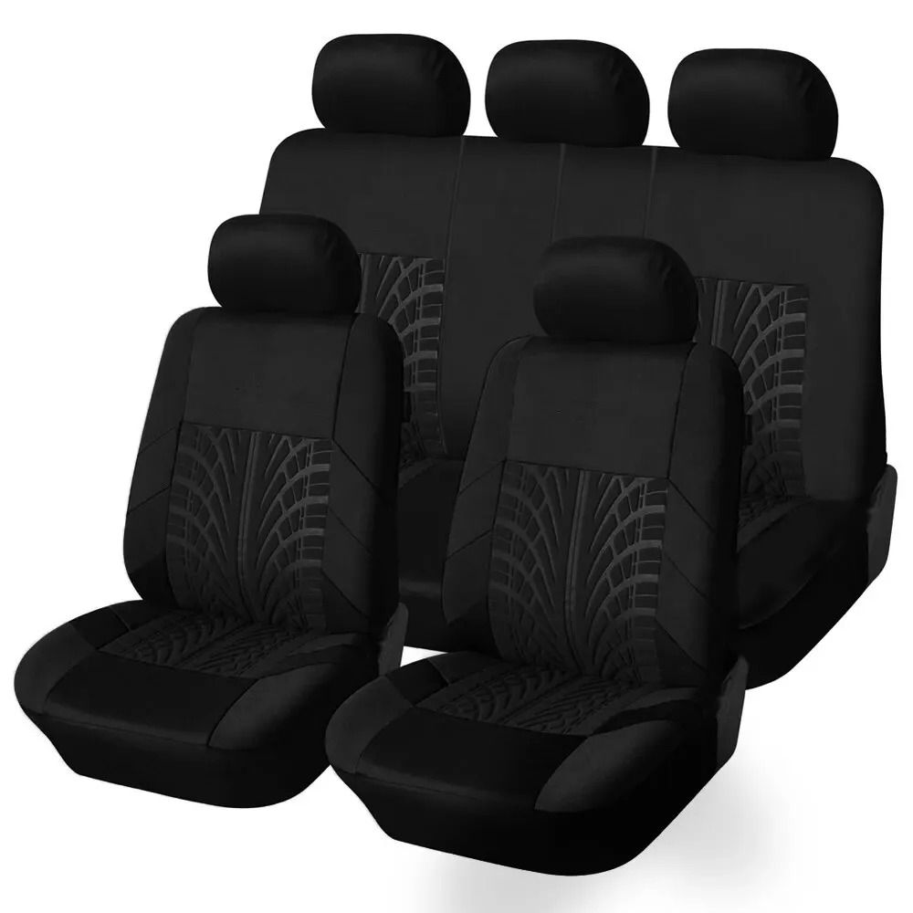 Universal Car Seat Cover Full Set For Front And Rear Seats 7