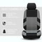 Universal Car Seat Cover Full Set For Front And Rear Seats 4
