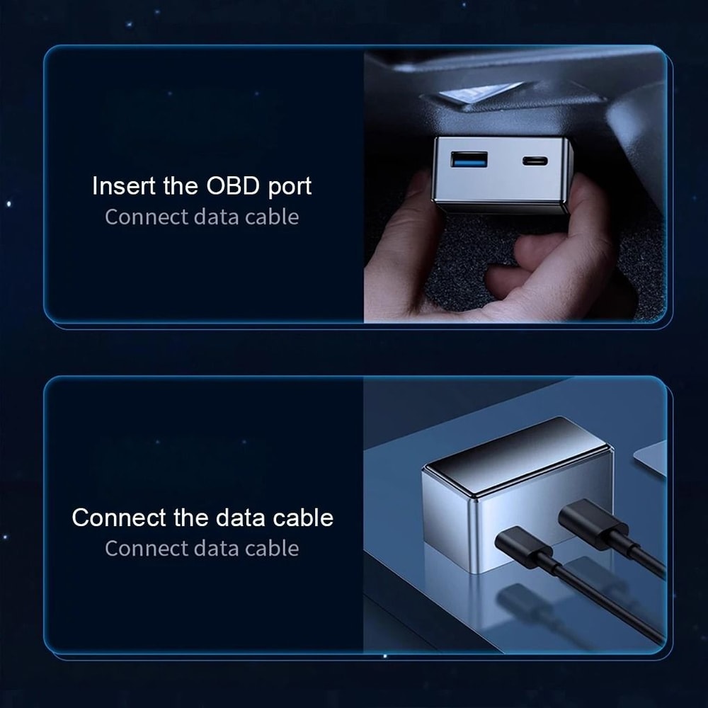 OBD Charging Splitter Adapter With USB Type C Port For Tesla Model 3 And Model Y 3