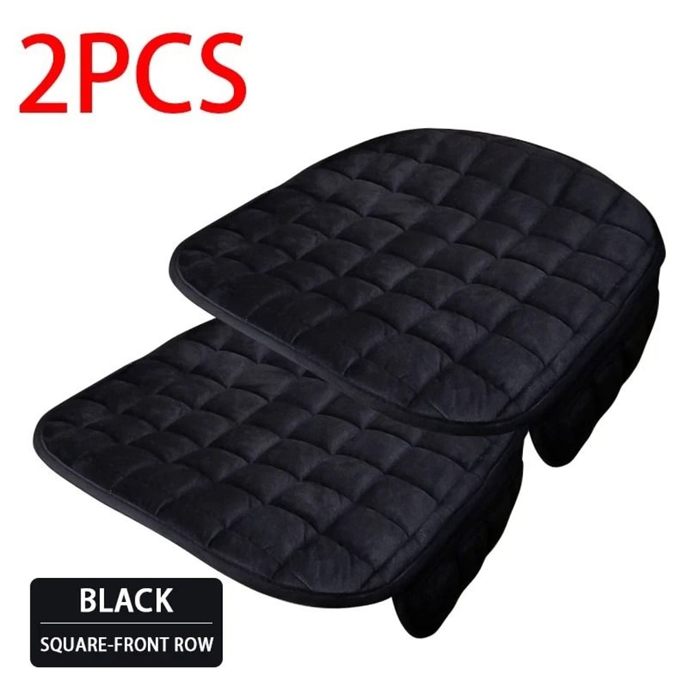 Plush Car Seat Cushion Cover For Front And Rear Seats 7