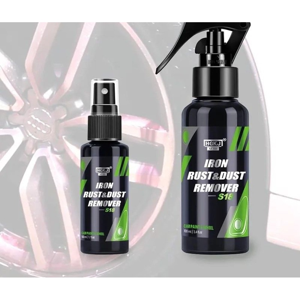 Car Paint And Wheel Iron Particle Rust Remover Spray 2