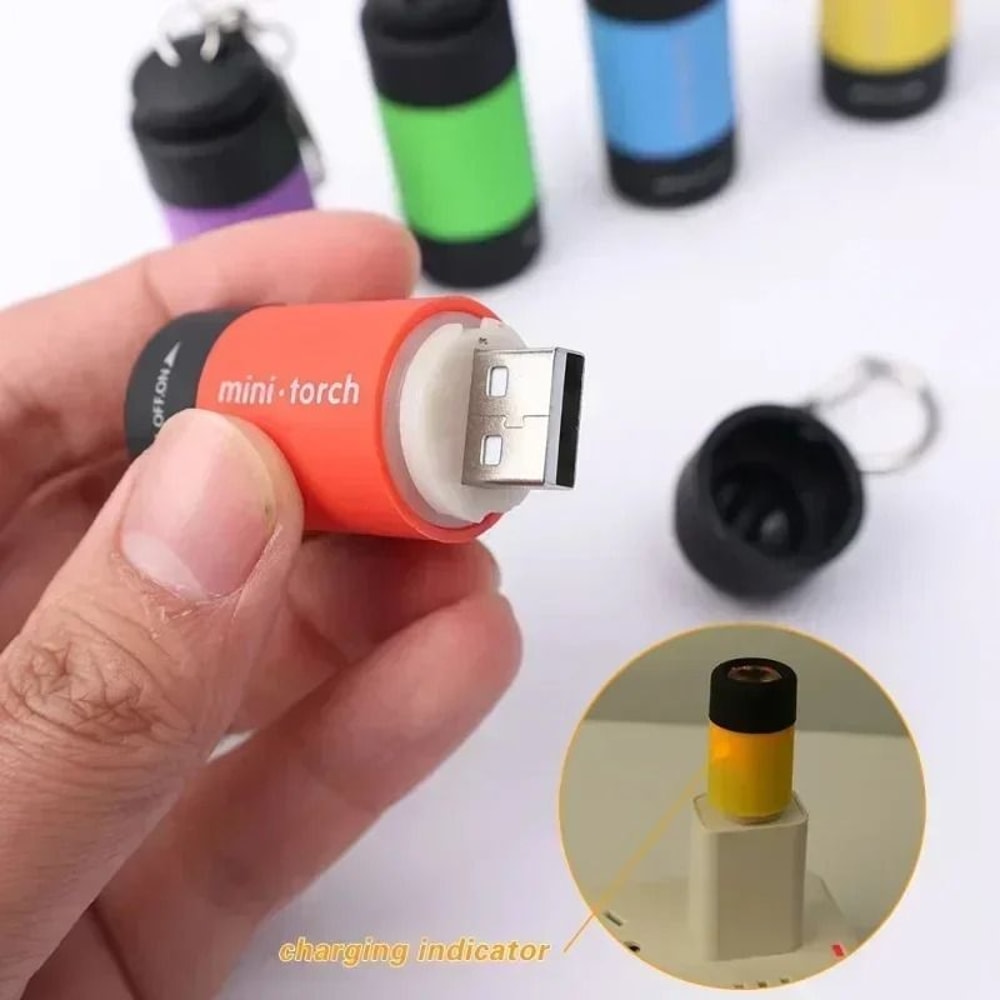 USB Rechargeable LED Pocket Flashlight For Outdoor And Everyday Use 1