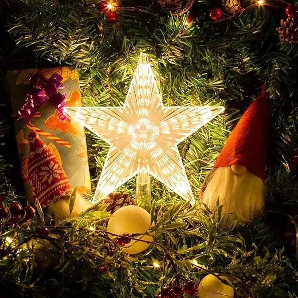 LED Christmas Tree Star Light For Holiday Decoration 1