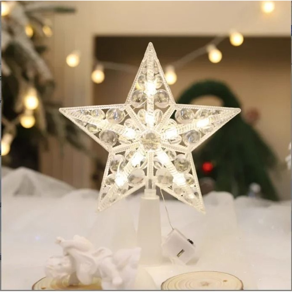 LED Christmas Tree Star Light For Holiday Decoration 8