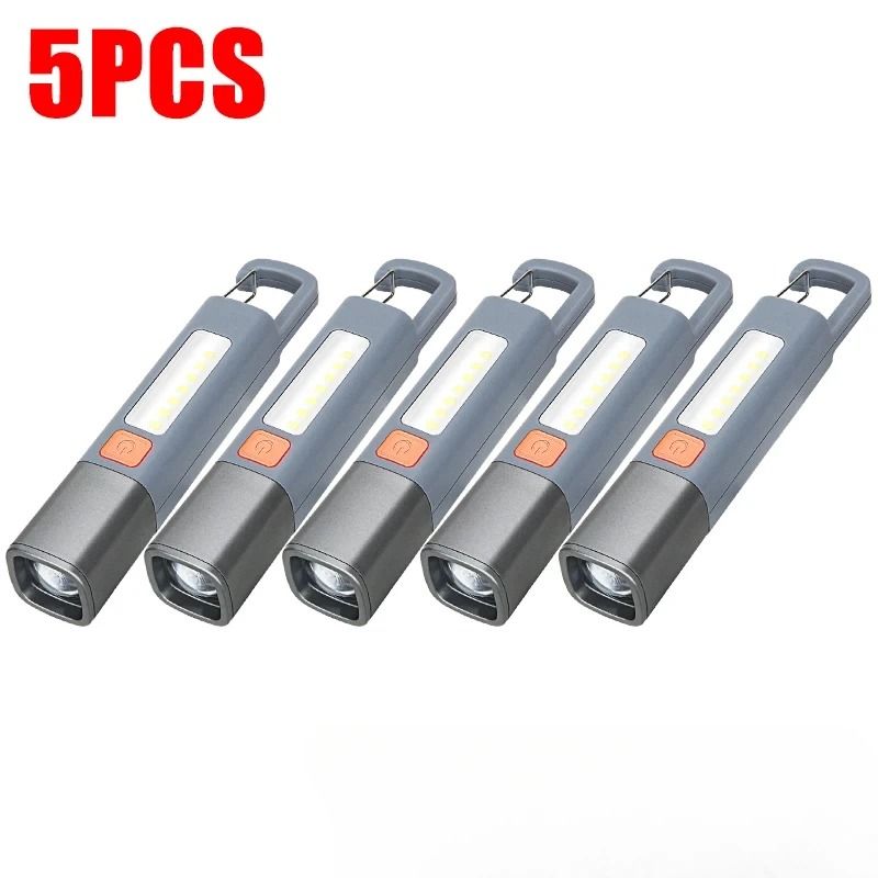 Super Bright Rechargeable LED Flashlight With Hook For Camping And Outdoor Use 10