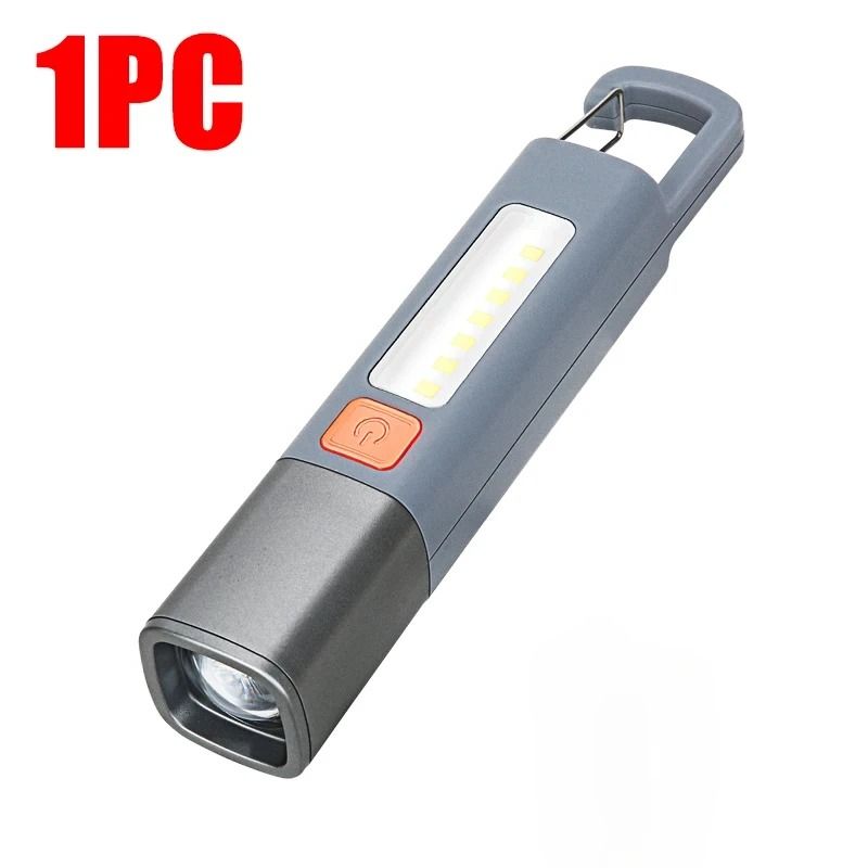 Super Bright Rechargeable LED Flashlight With Hook For Camping And Outdoor Use 6