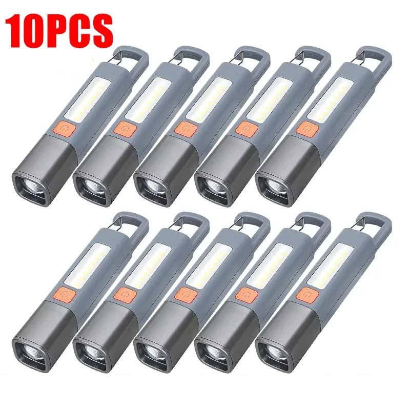 Super Bright Rechargeable LED Flashlight With Hook For Camping And Outdoor Use 7