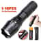 High Power LED Flashlight With Zoom And Multiple Light Modes 0