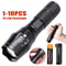 High Power LED Flashlight With Zoom And Multiple Light Modes 0