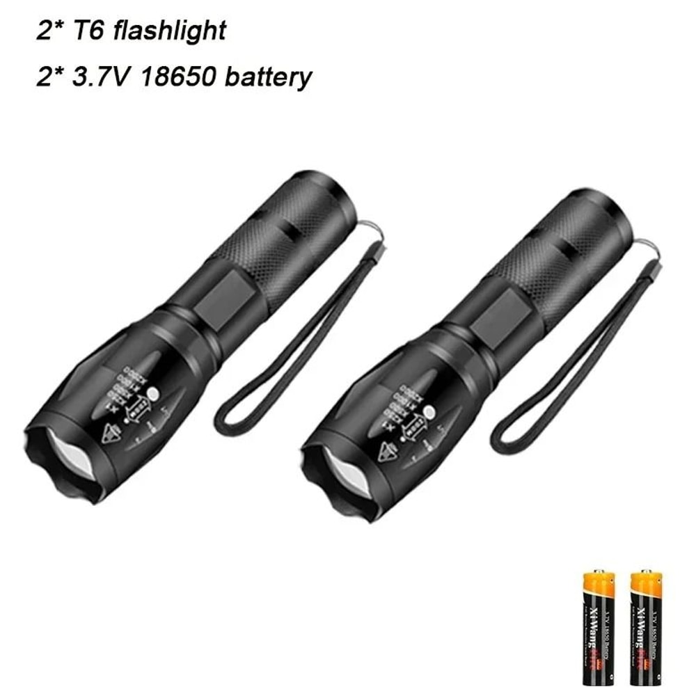 High Power LED Flashlight With Zoom And Multiple Light Modes 10