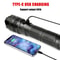 Ultra Powerful Long Range Tactical LED Flashlight With Type C Charging 3