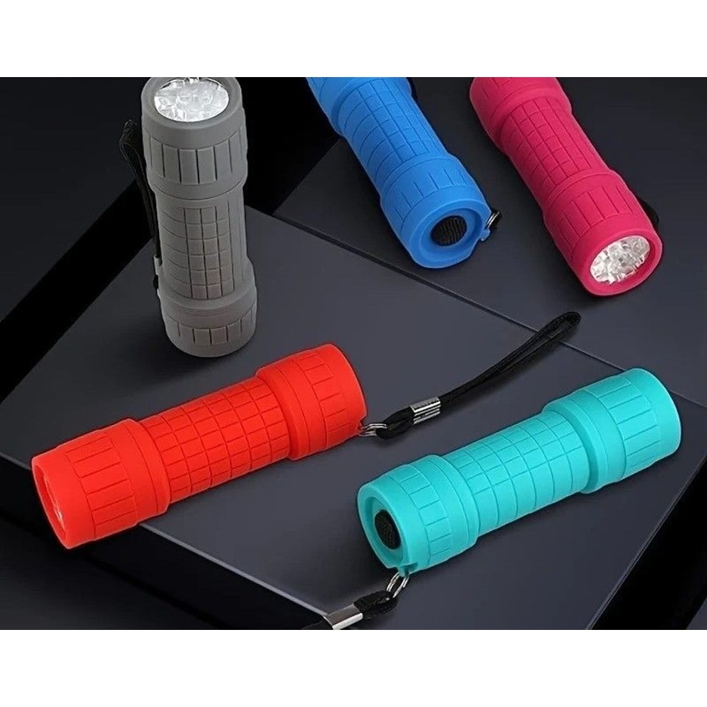 Mini Portable LED Flashlight With Powerful Nine XPE Beads For Outdoor And Emergency Use 0