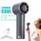 USB Rechargeable Portable Handheld Fan With Adjustable Speeds And LED Display 0