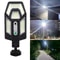 Solar Motion Sensor Outdoor LED Wall Light With Remote Control 4