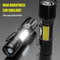 USB Rechargeable Mini COB And XPE LED Flashlight With Zoom And Pen Clip 1