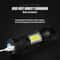 USB Rechargeable Mini COB And XPE LED Flashlight With Zoom And Pen Clip 5