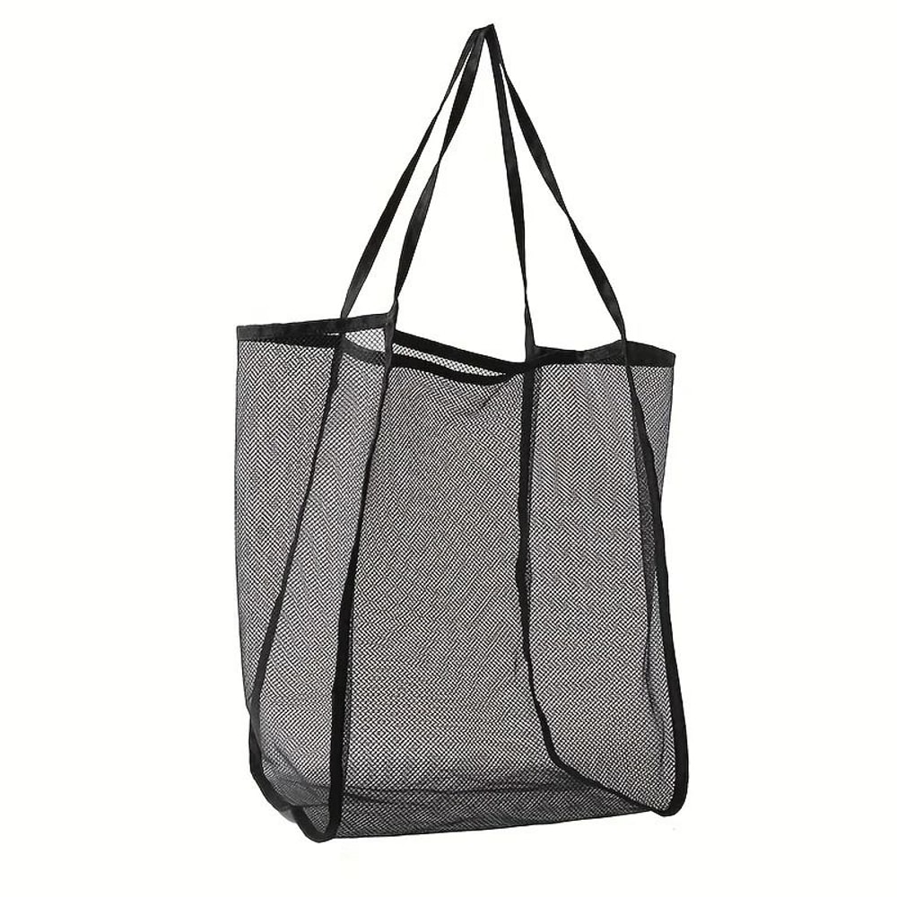 Extra Large Foldable Mesh Tote Bag With Sturdy Handles For Storage And Travel 7