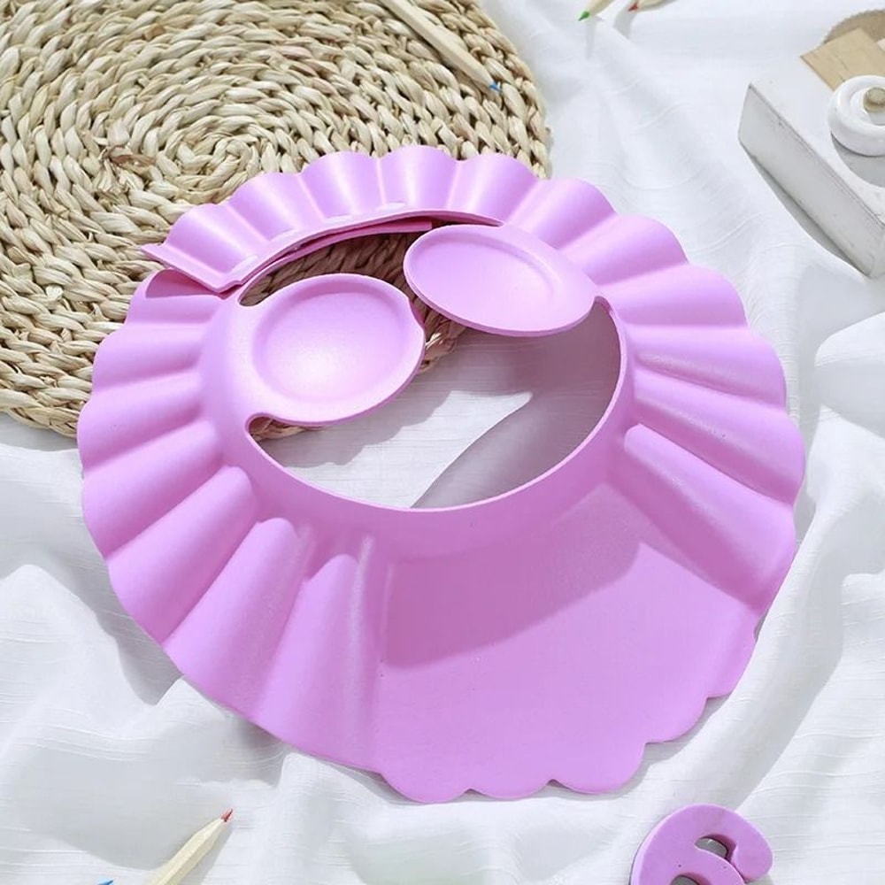 Adjustable Baby Shower Hair Wash Cap For Safe Ear And Eye Protection 9