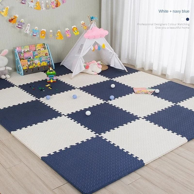 Interlocking Baby Puzzle Floor Play Mat For Kids Soft EVA Foam Carpet 9
