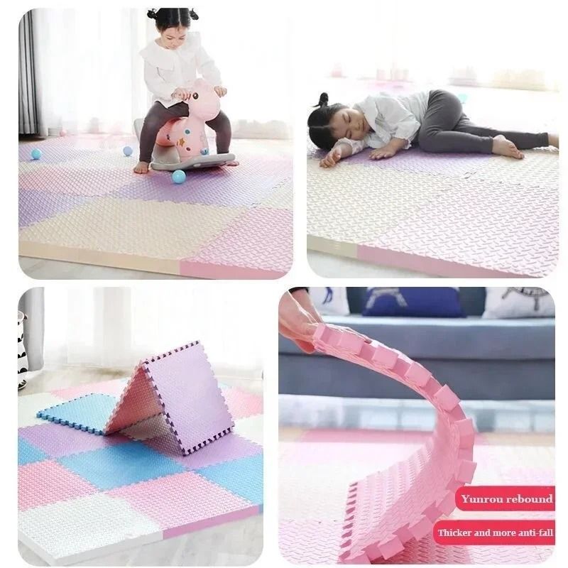 Interlocking Baby Puzzle Floor Play Mat For Kids Soft EVA Foam Carpet 2