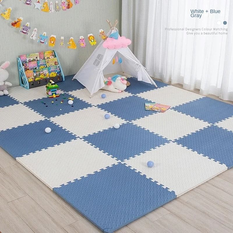 Interlocking Baby Puzzle Floor Play Mat For Kids Soft EVA Foam Carpet 8