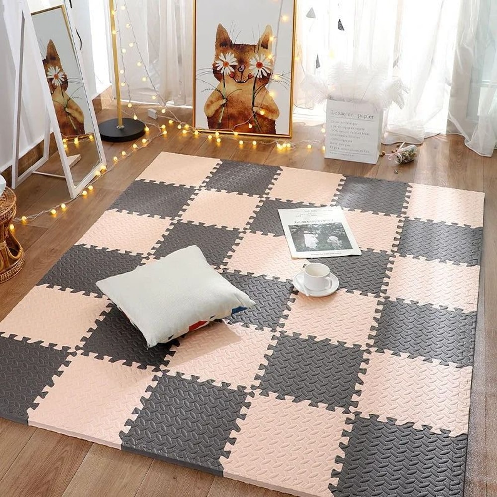 Interlocking Baby Puzzle Floor Play Mat For Kids Soft EVA Foam Carpet 20