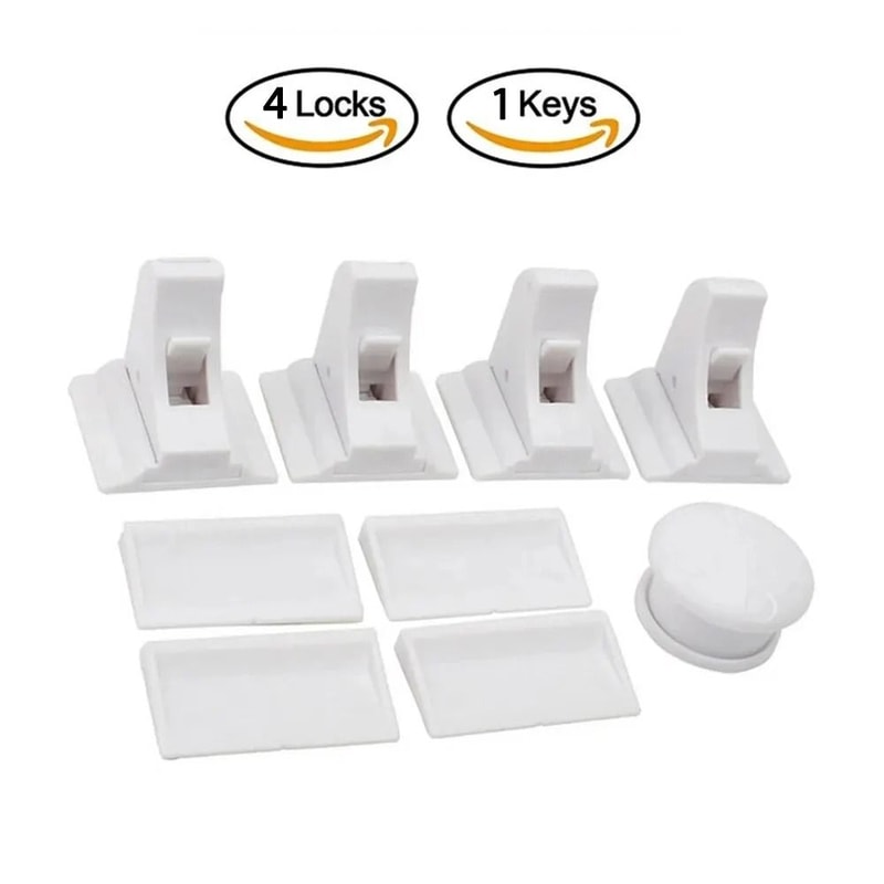 Baby Safety Magnetic Cabinet Lock For Child Proofing Drawers And Doors 6