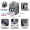 Large Capacity Mom Travel Backpack Diaper Bag With Portable Folding Crib Bed 3