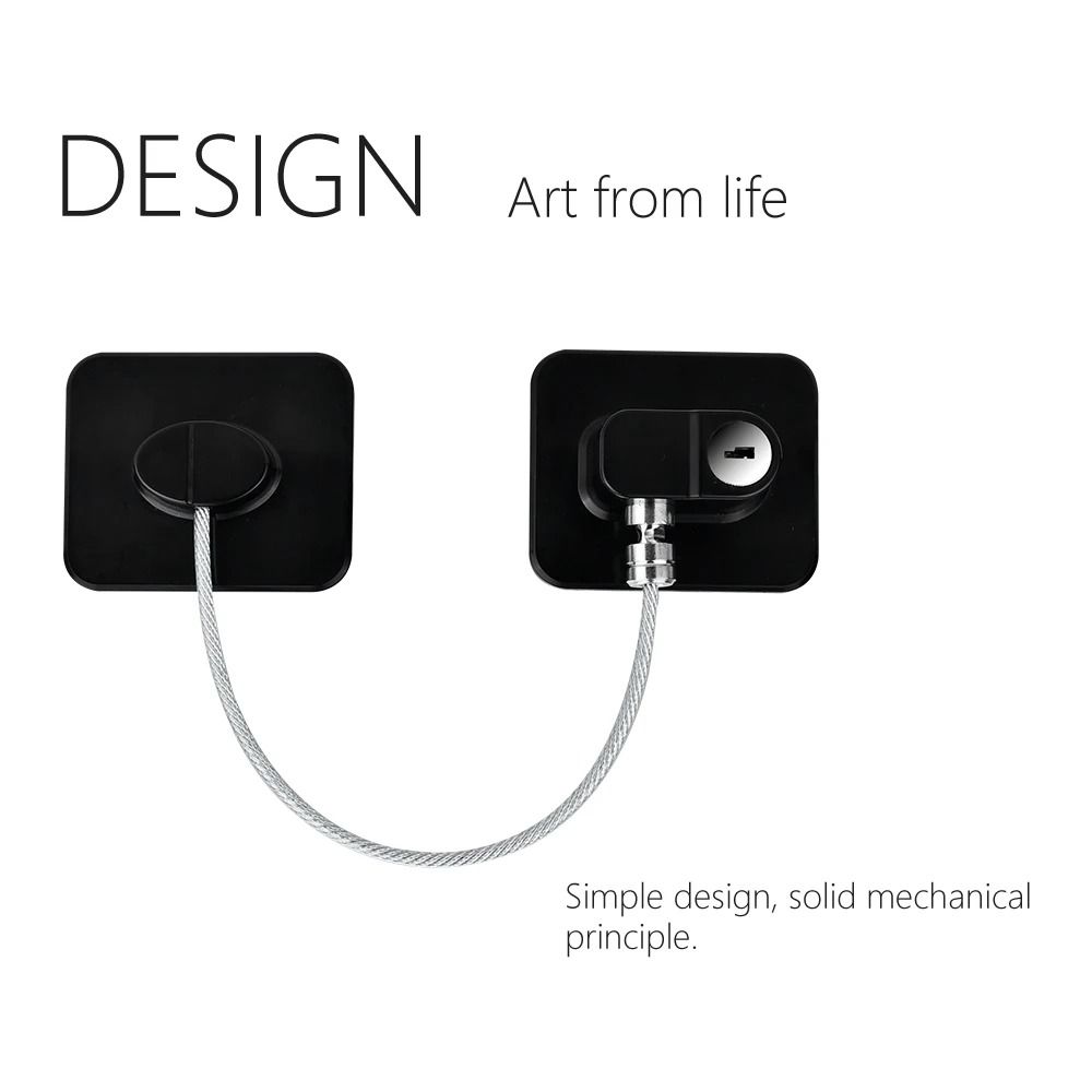 Baby Child Safety Cable Lock For Windows Doors And Cabinets 3