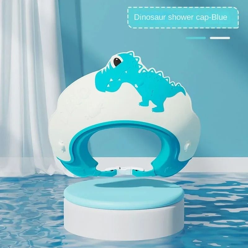 Adjustable Waterproof Baby Shampoo Cap With Ear Protection For Children 2