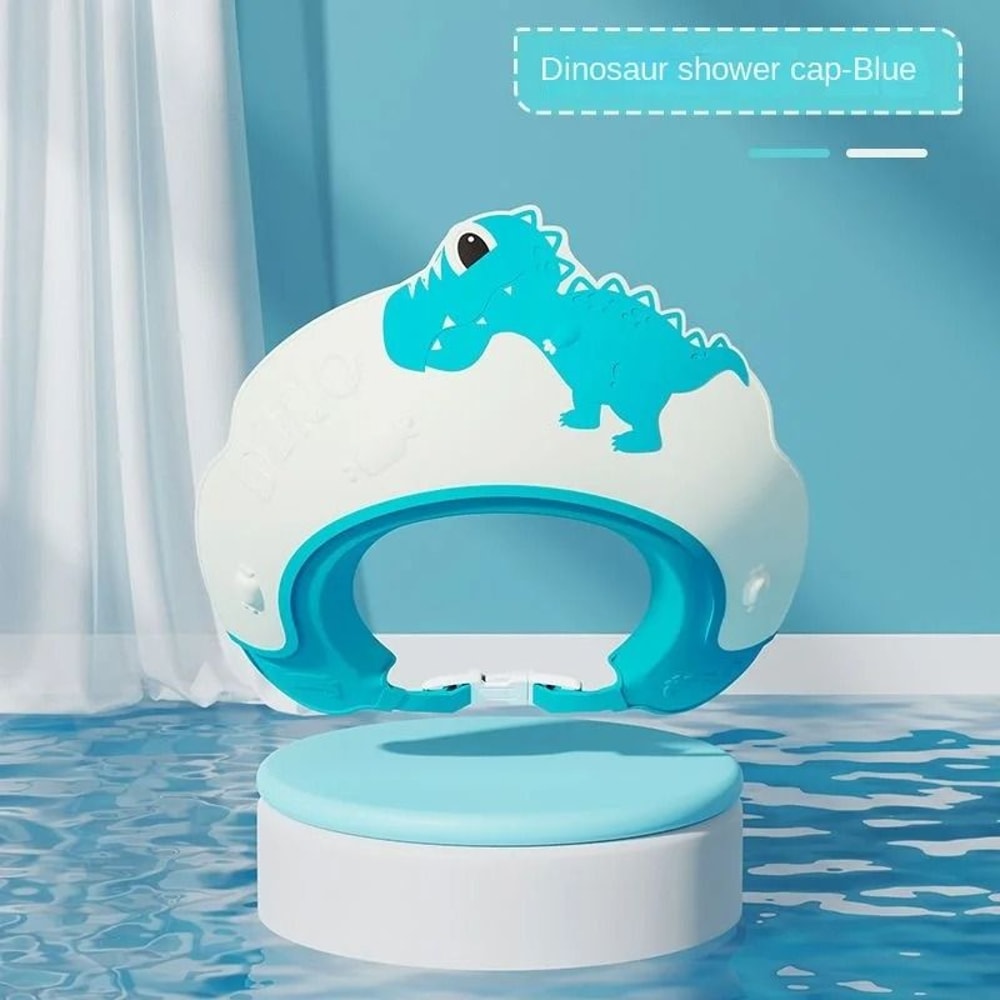 Adjustable Waterproof Baby Shampoo Cap With Ear Protection For Children 6
