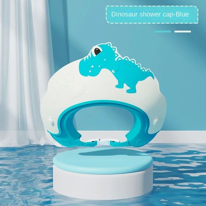 Adjustable Waterproof Baby Shampoo Cap With Ear Protection For Children 6