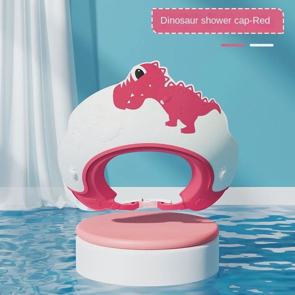 Adjustable Waterproof Baby Shampoo Cap With Ear Protection For Children 9