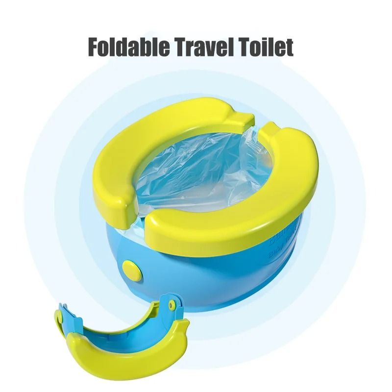 Folding Portable Baby Travel Toilet Pot For Toddler Training 4