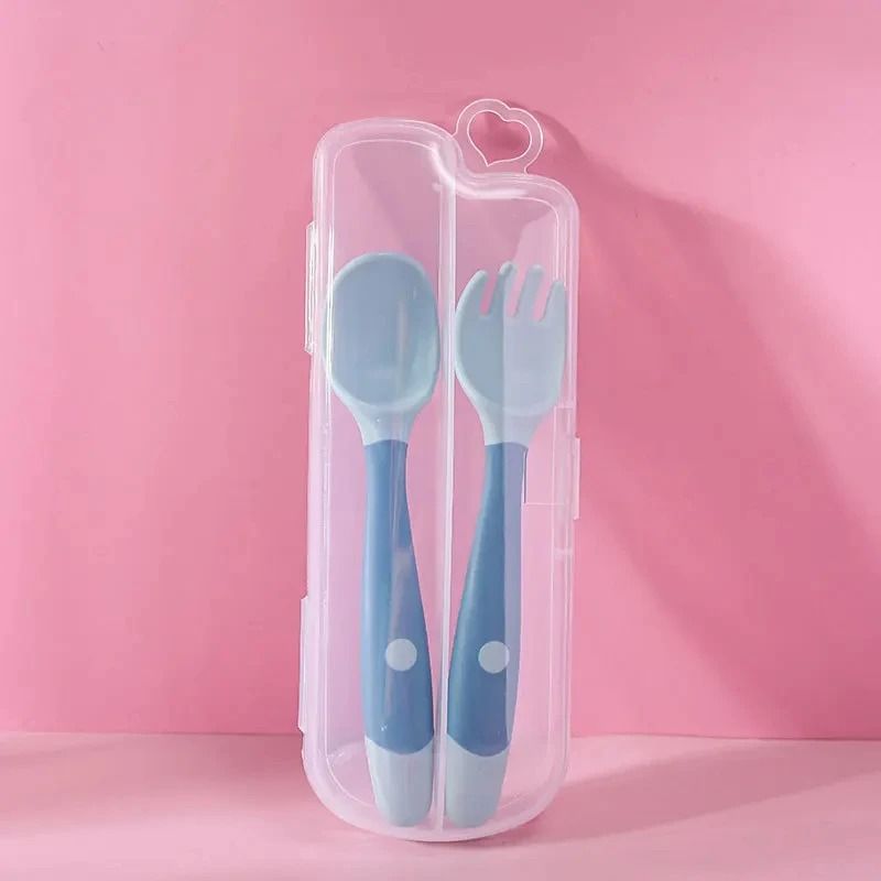 Bendable Baby Fork And Spoon Set For Infant Feeding And Self Learning 5