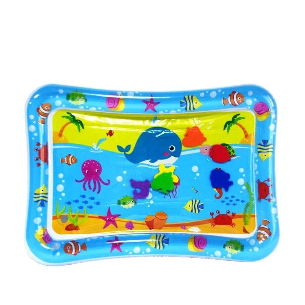 Inflatable Baby Tummy Time Water Play Mat For Sensory Development 10