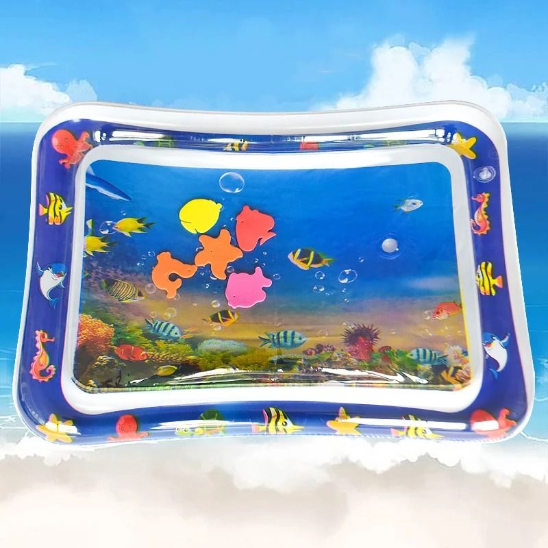 Inflatable Baby Tummy Time Water Play Mat For Sensory Development 11