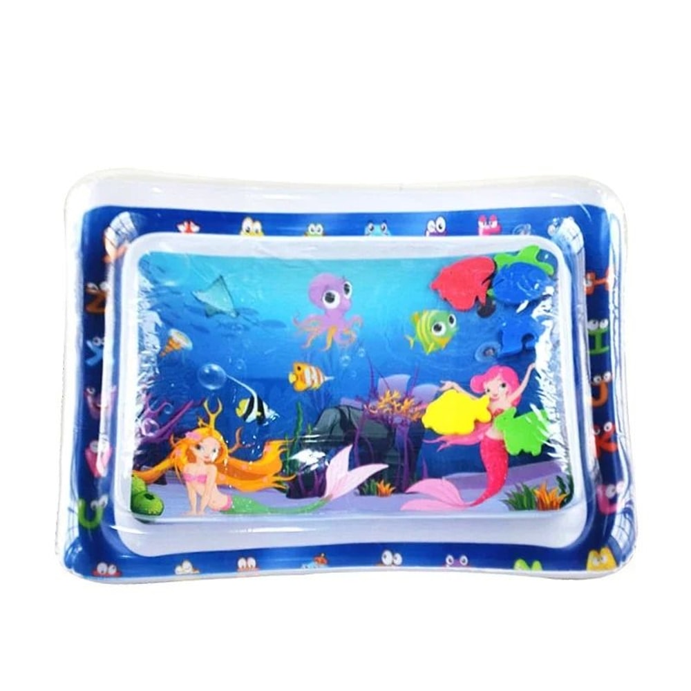 Inflatable Baby Tummy Time Water Play Mat For Sensory Development 12