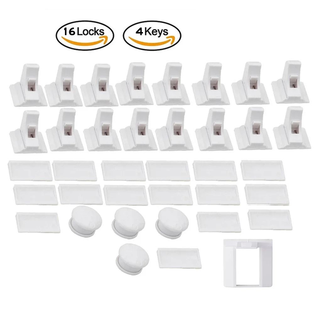 Invisible Child Safety Lock For Cabinets Drawers And Doors 8