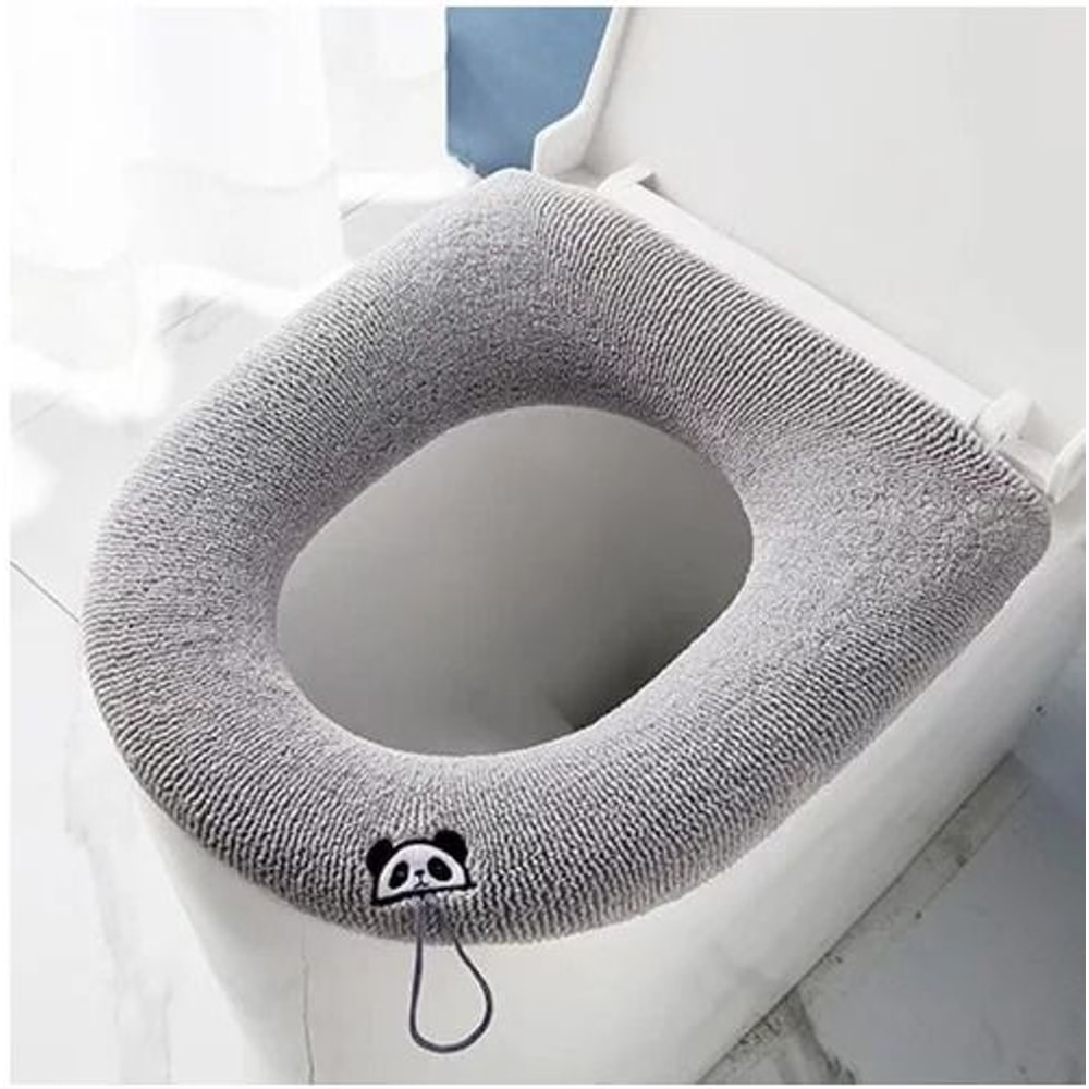 Thick Washable Toilet Seat Cover Mat For Bathroom Comfort 13