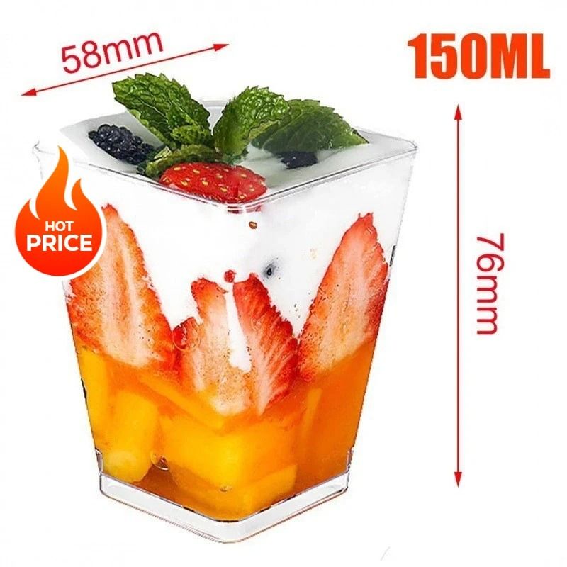 Mini Ladder Shaped Disposable Dessert Cups For Parties And Treats 9