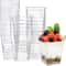 Mini Ladder Shaped Disposable Dessert Cups For Parties And Treats 2