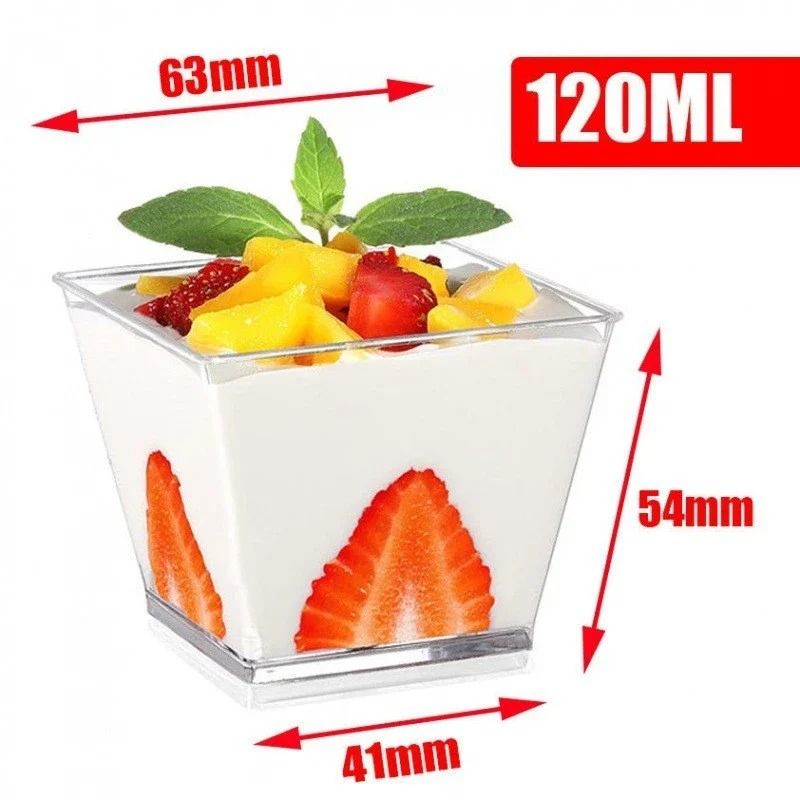 Mini Ladder Shaped Disposable Dessert Cups For Parties And Treats 8